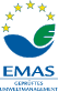 EMAS Logo. Wir sind EMAS (Energiemanagement) zertifiziert.