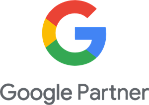 Google Partner Logo. Wir sind im Google Partner Programm.